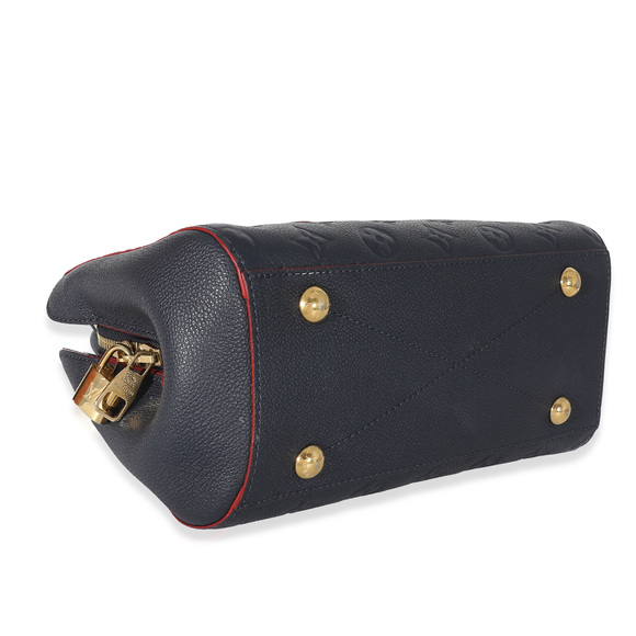 Louis Vuitton Marine Rouge Monogram Empreinte Montaigne BB - Picture 7 of 7